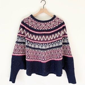 Anthropologie Sleeping On Snow Poncho Sweater